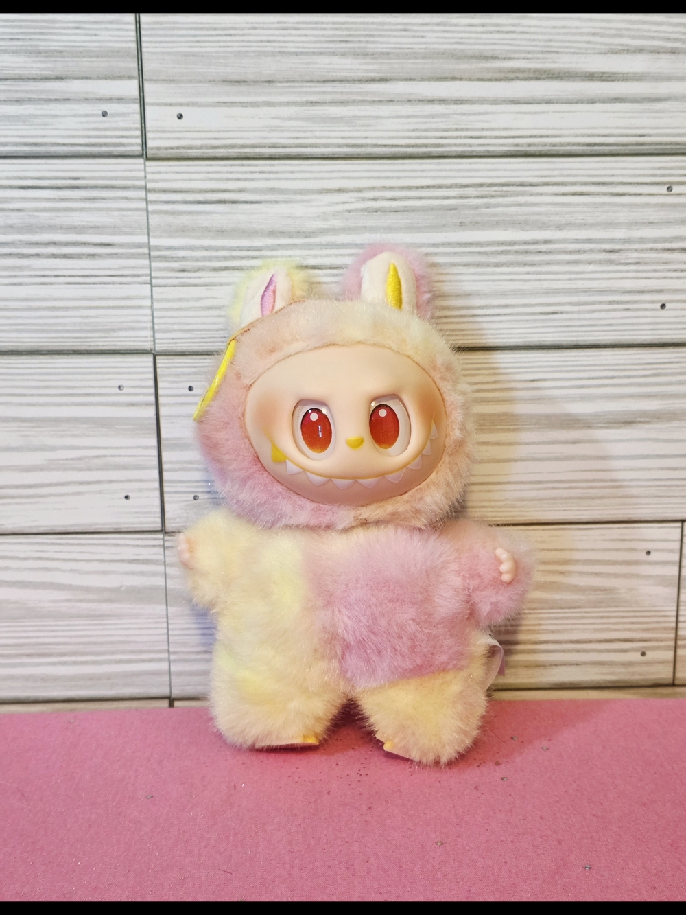 The Monster's Big Into Energy Labubu Plush Doll Keychain LA-FU-FU